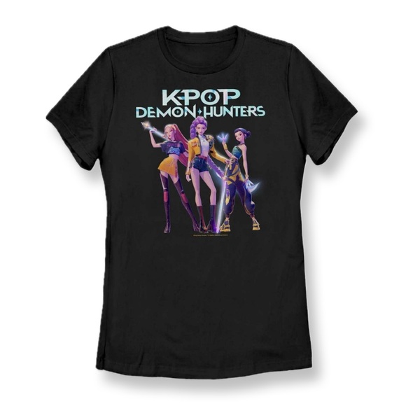 Netflix Tops - Netflix K-Pop Demon Hunters Black Graphic Tee